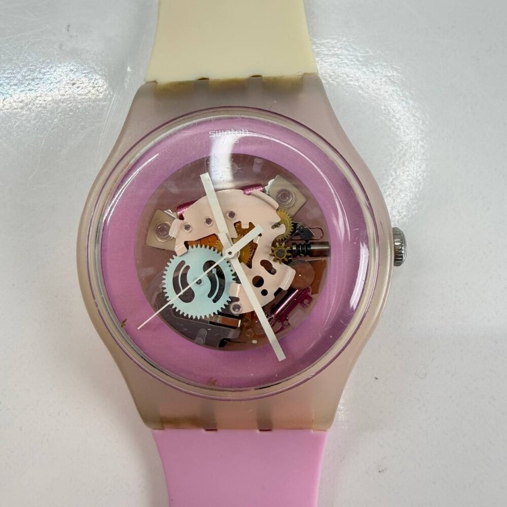 Swatch Swiss – Skeleton Dial Pink Model (Swiss Made) - Picture 2 of 15